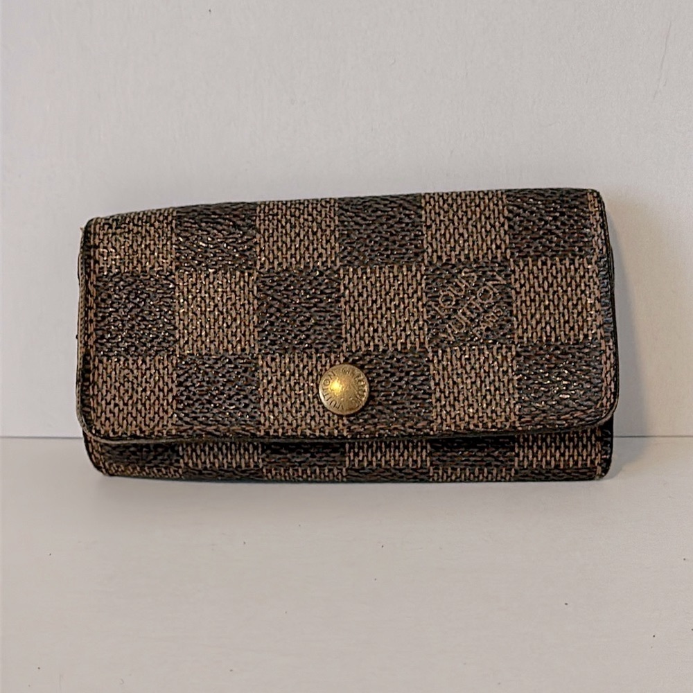 42 Louis Vuitton Damier Multicles 4 Ring Key Case Checkerboard